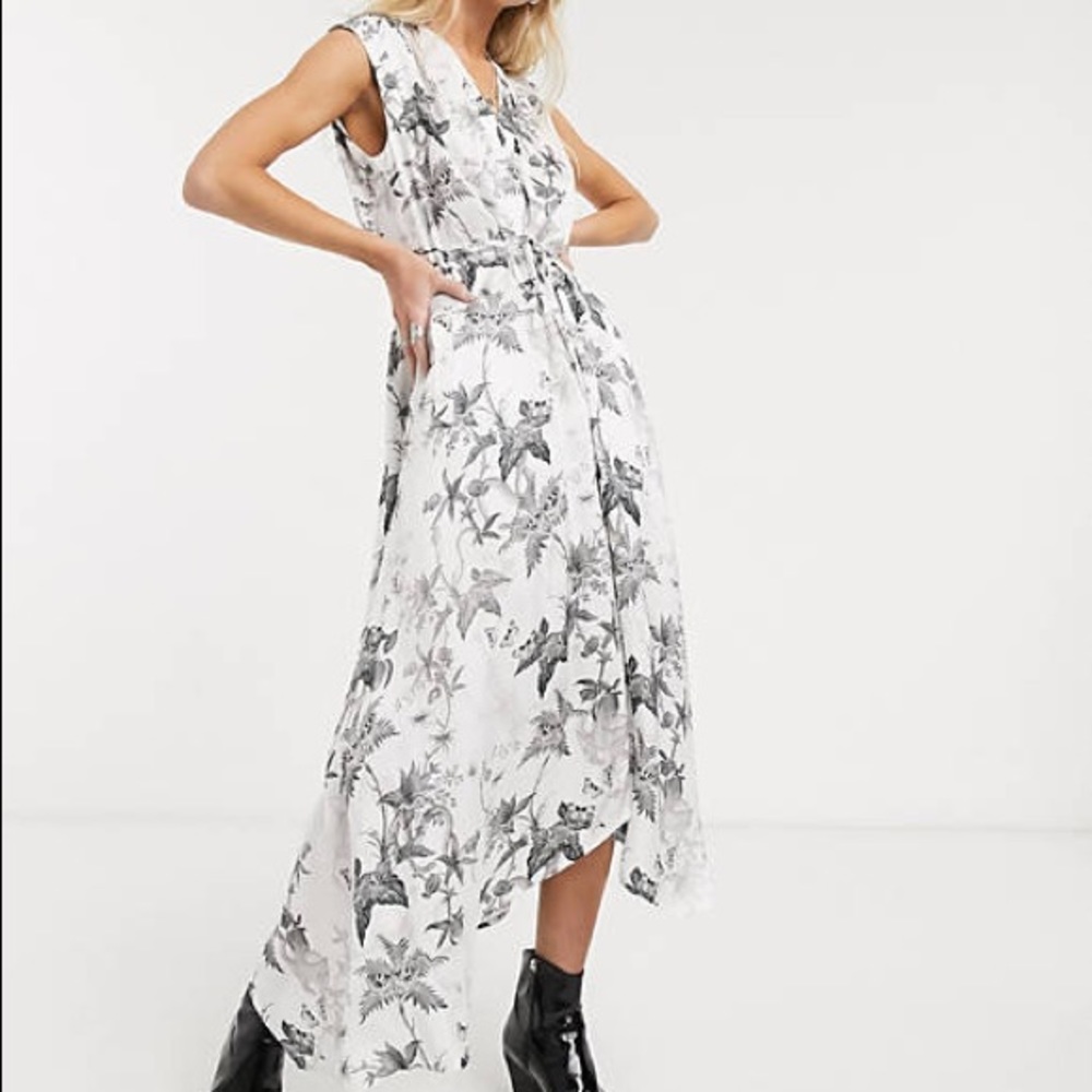 Allsaints Tate Evolution silk dress